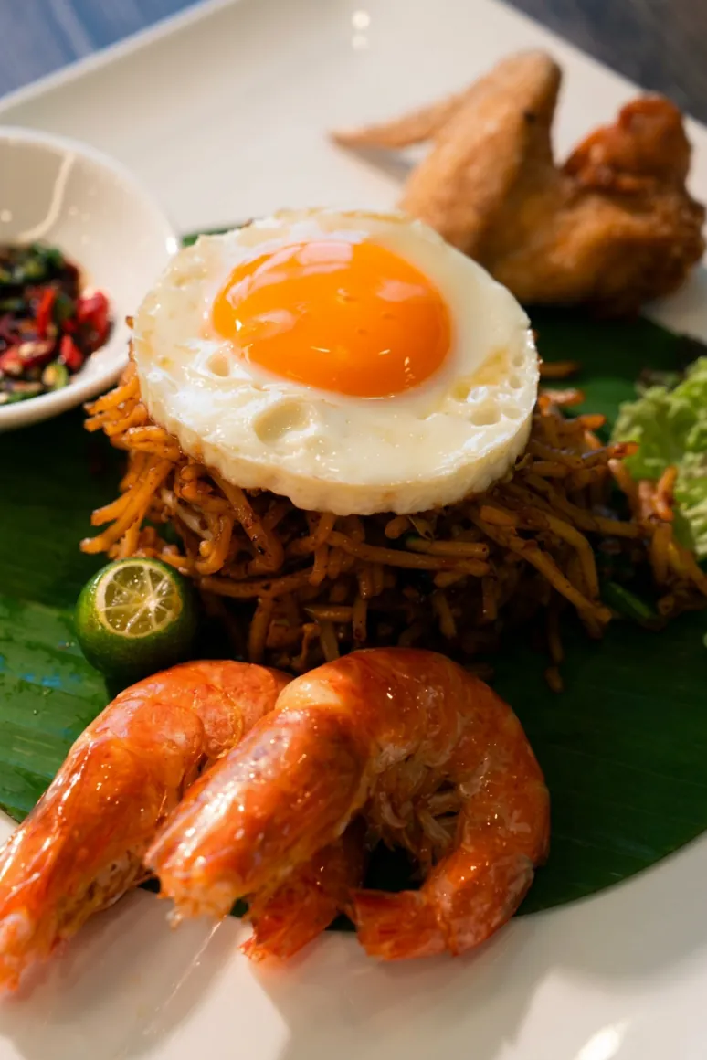 Local dish served at the cafe