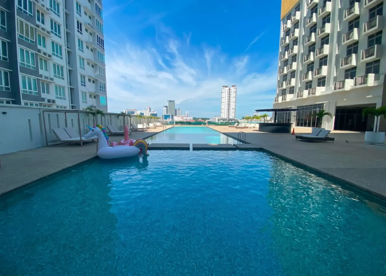 Outdoor swimming pool